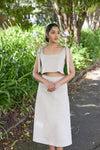 Linen Roma Crop